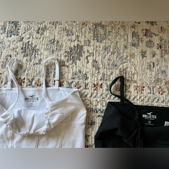 Hollister bundle lot of 4 crop tank tops size S small Aeropostale - Picture 4 of 8